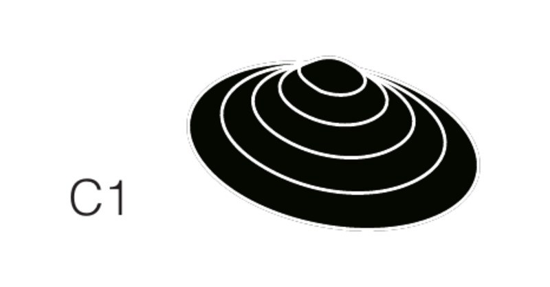 Contour mound C1.